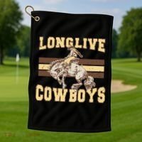 Long Live Cowboys Western Golf Towel thumb 1