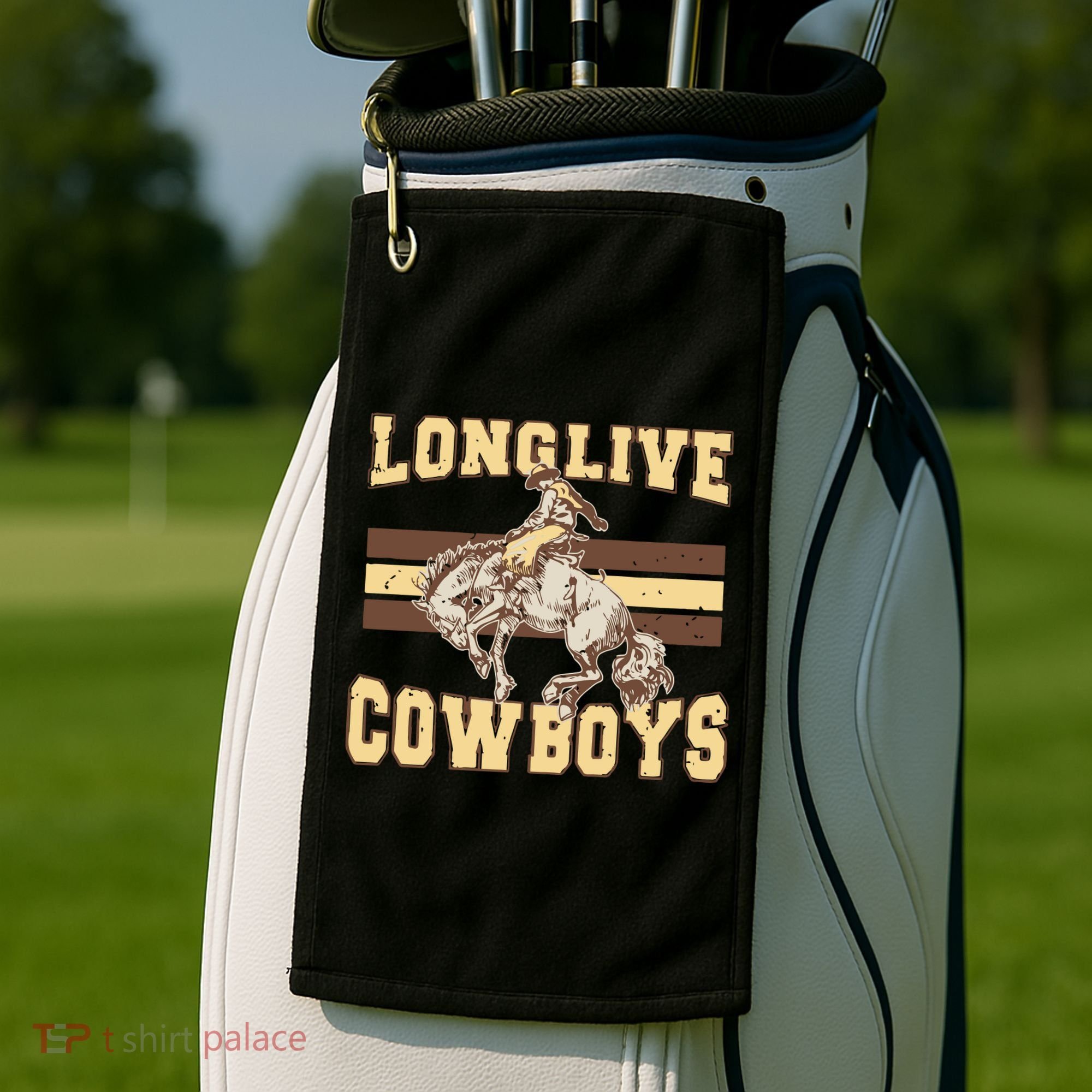 Long Live Cowboys Western Golf Towel