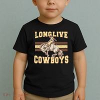 Long Live Cowboys Western Toddler T-Shirt thumb 2