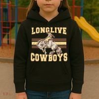 Long Live Cowboys Western Kids Hoodie thumb 3