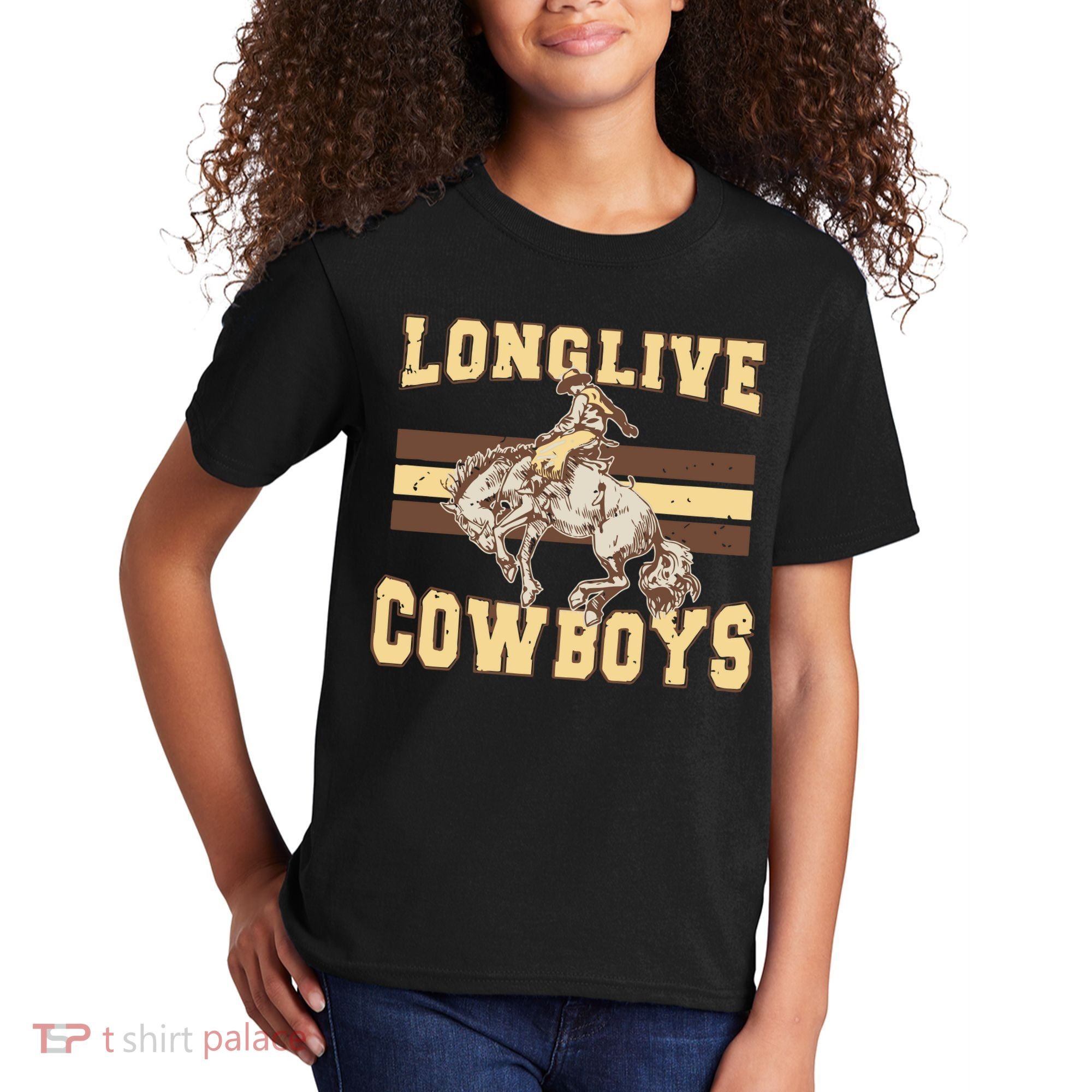 Long Live Cowboys Western Kids T-Shirt