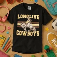 Long Live Cowboys Western Kids T-Shirt thumb 3