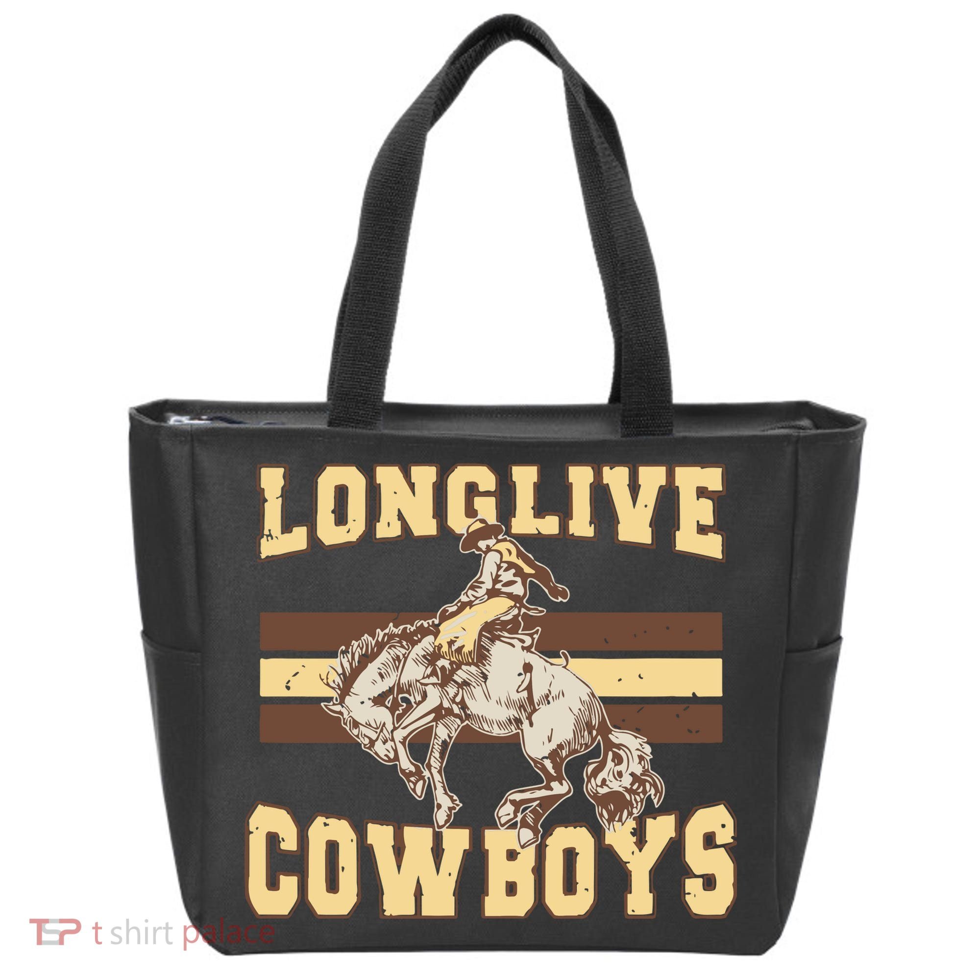 Long Live Cowboys Western Tote Bag