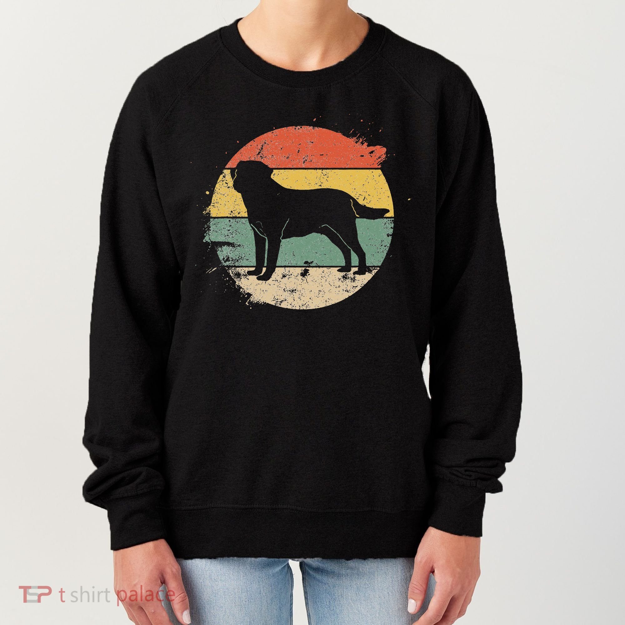 Labrador Lab Dog Yellow Black Labrador Retriever Women's Sweatshirt