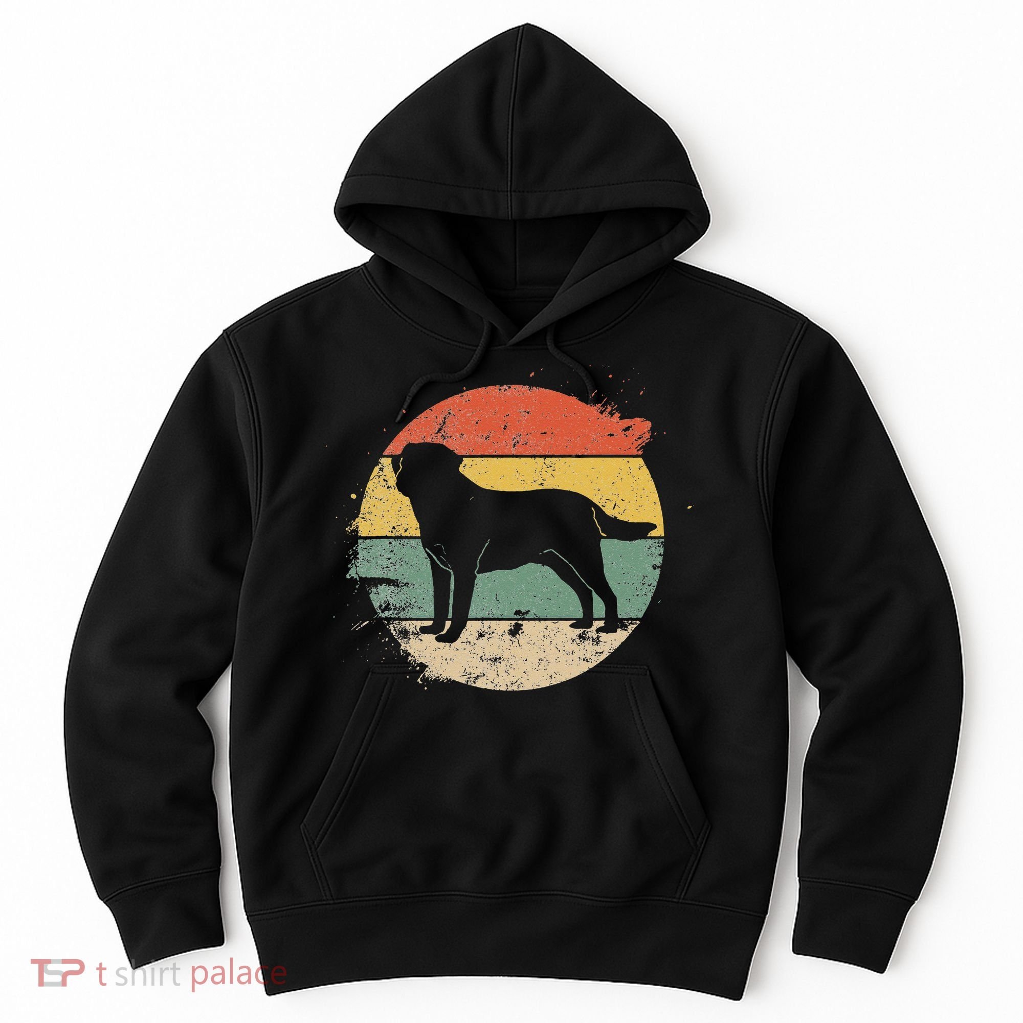 Labrador Lab Dog Yellow Black Labrador Retriever Hoodie