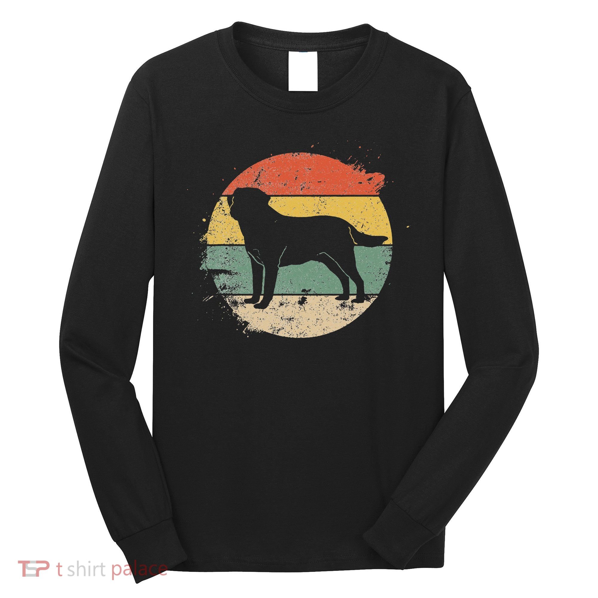 Labrador Lab Dog Yellow Black Labrador Retriever Long Sleeve Shirt