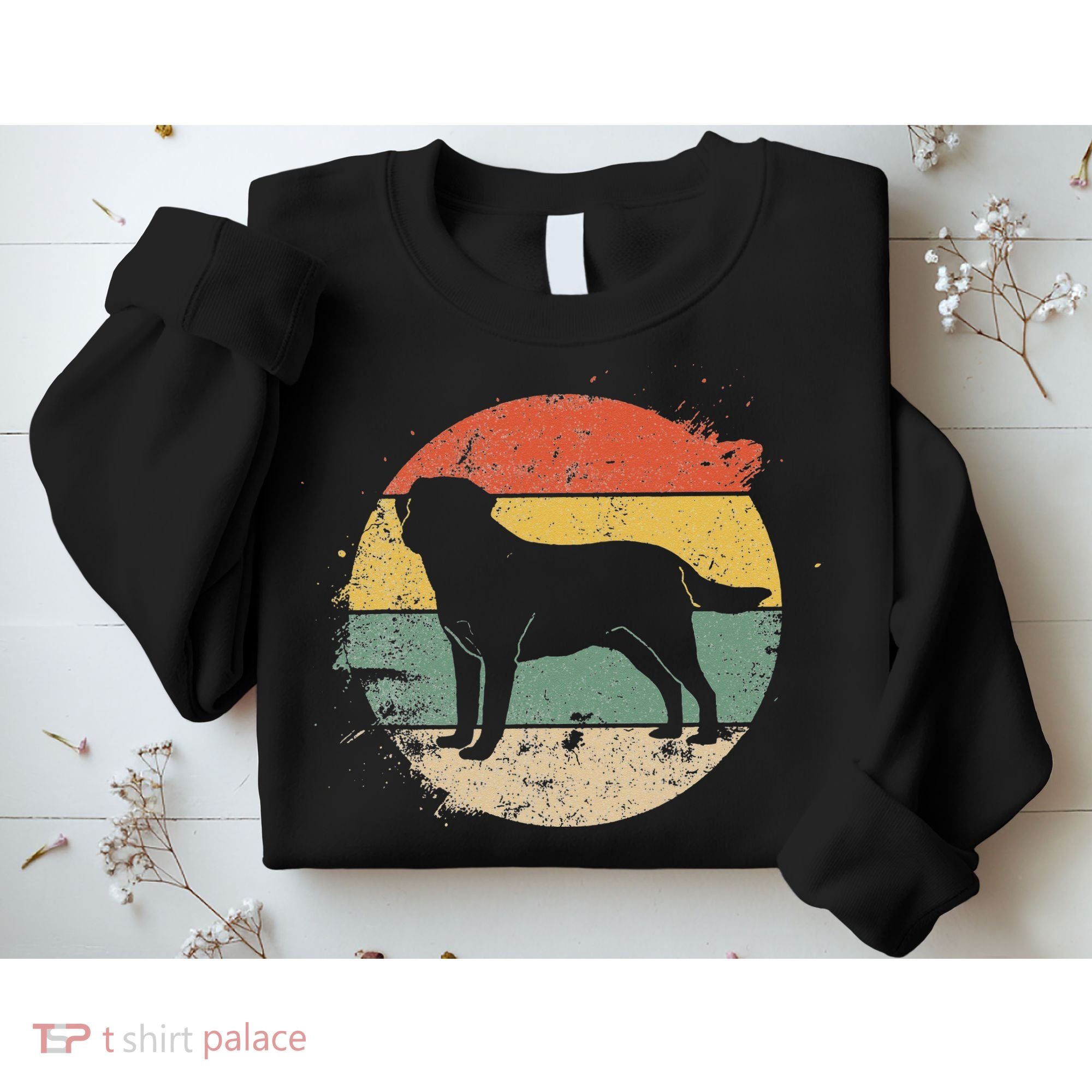 Labrador Lab Dog Yellow Black Labrador Retriever Sweatshirt