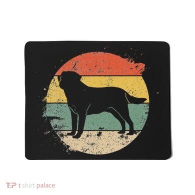 Labrador Lab Dog Yellow Black Labrador Retriever Mousepad