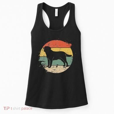 Labrador Lab Dog Yellow Black Labrador Retriever Women's Tank Top