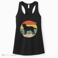 Labrador Lab Dog Yellow Black Labrador Retriever Women's Tank Top thumb 0