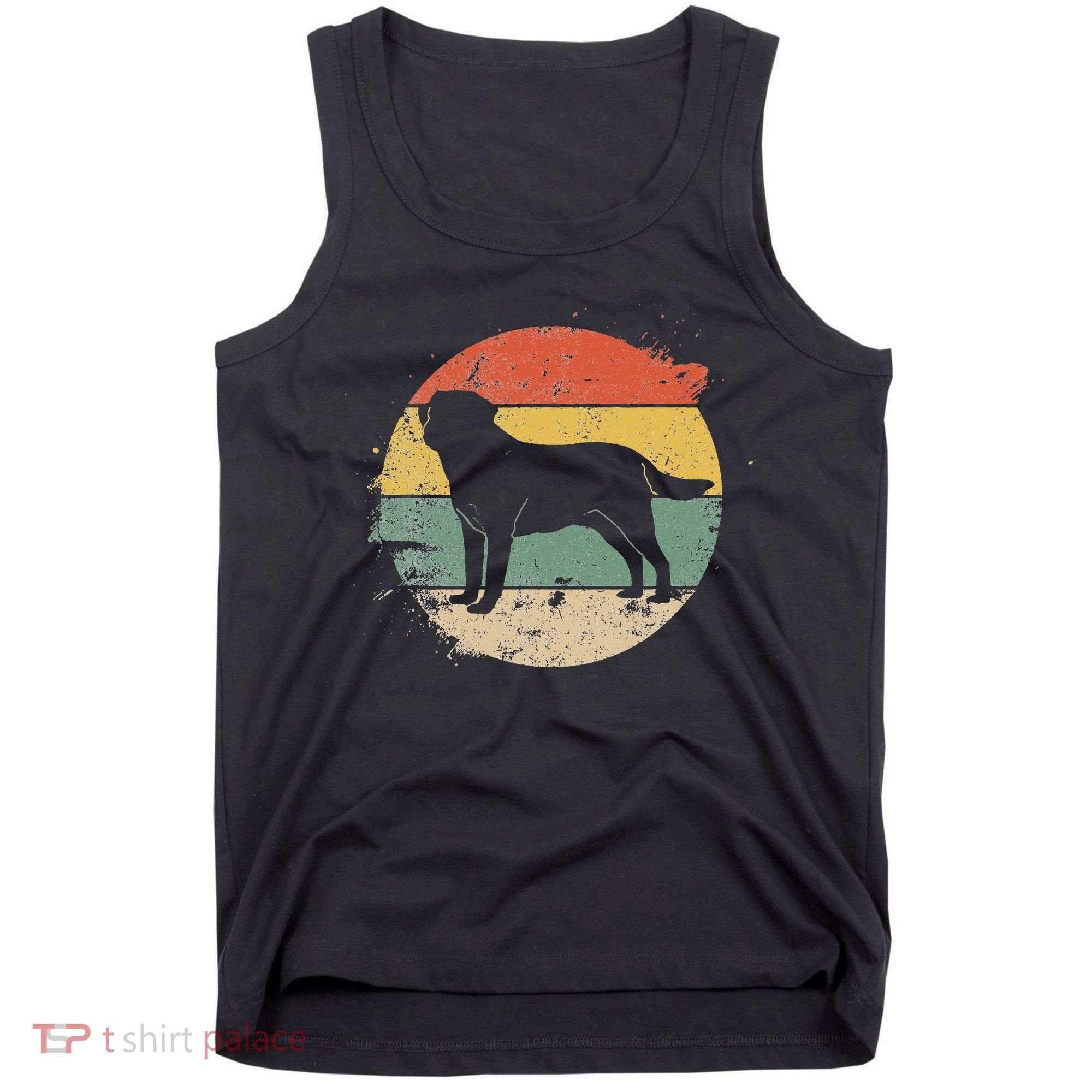 Labrador Lab Dog Yellow Black Labrador Retriever Tank Top