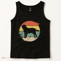 Labrador Lab Dog Yellow Black Labrador Retriever Tank Top thumb 2