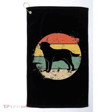 Labrador Lab Dog Yellow Black Labrador Retriever Golf Towel