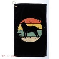 Labrador Lab Dog Yellow Black Labrador Retriever Golf Towel thumb 0