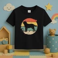 Labrador Lab Dog Yellow Black Labrador Retriever Toddler T-Shirt thumb 3