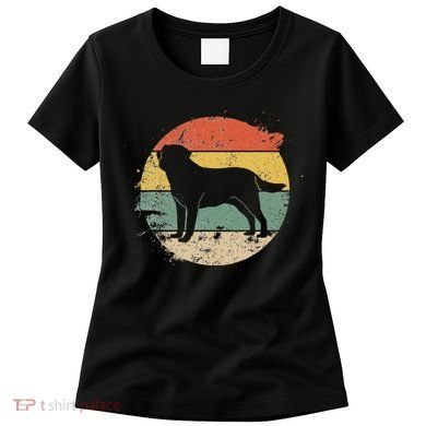 Labrador Lab Dog Yellow Black Labrador Retriever Women's T-Shirt
