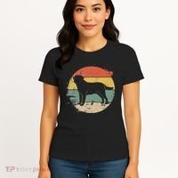 Labrador Lab Dog Yellow Black Labrador Retriever Women's T-Shirt thumb 4