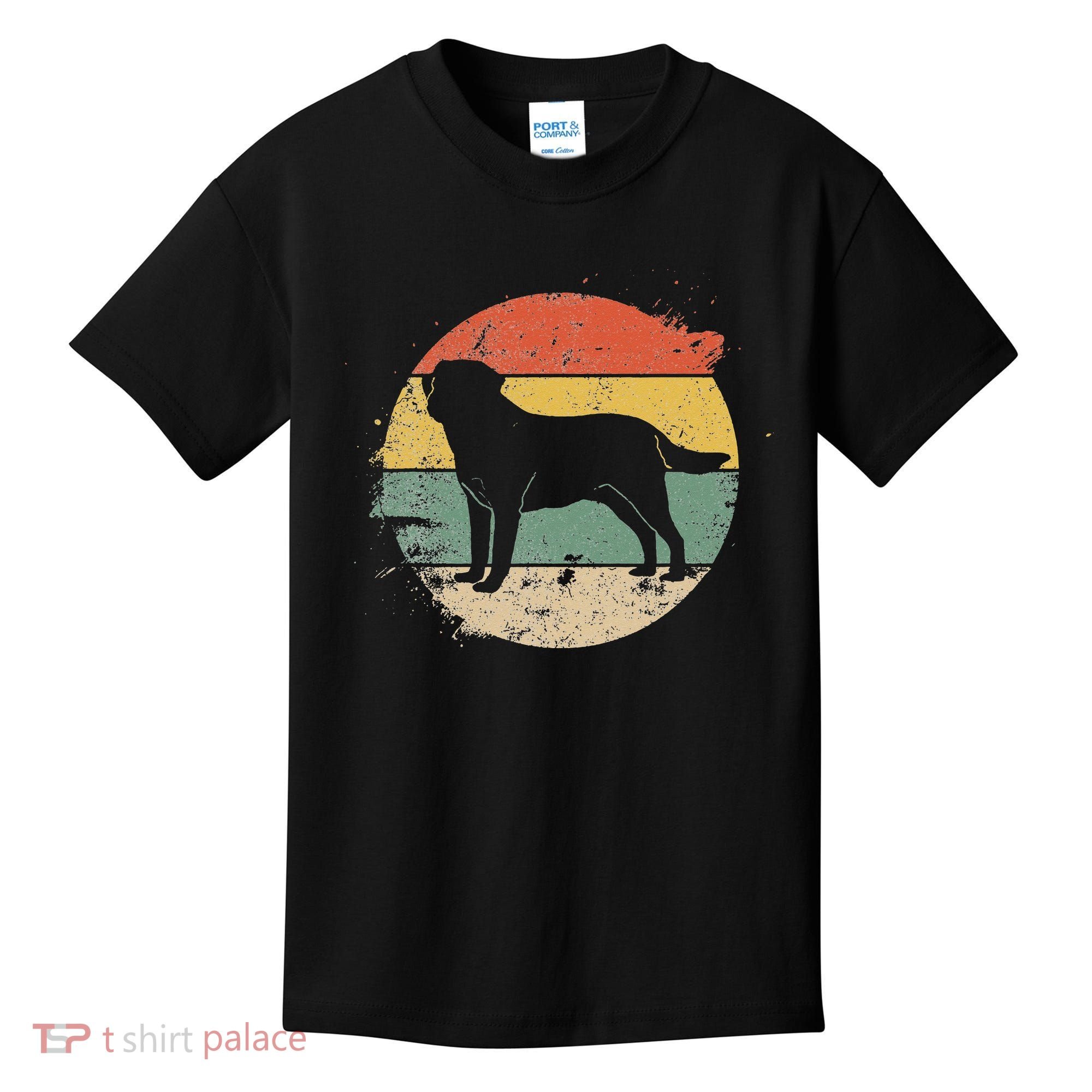 Labrador Lab Dog Yellow Black Labrador Retriever Kids T-Shirt