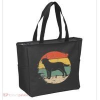 Labrador Lab Dog Yellow Black Labrador Retriever Tote Bag thumb 2