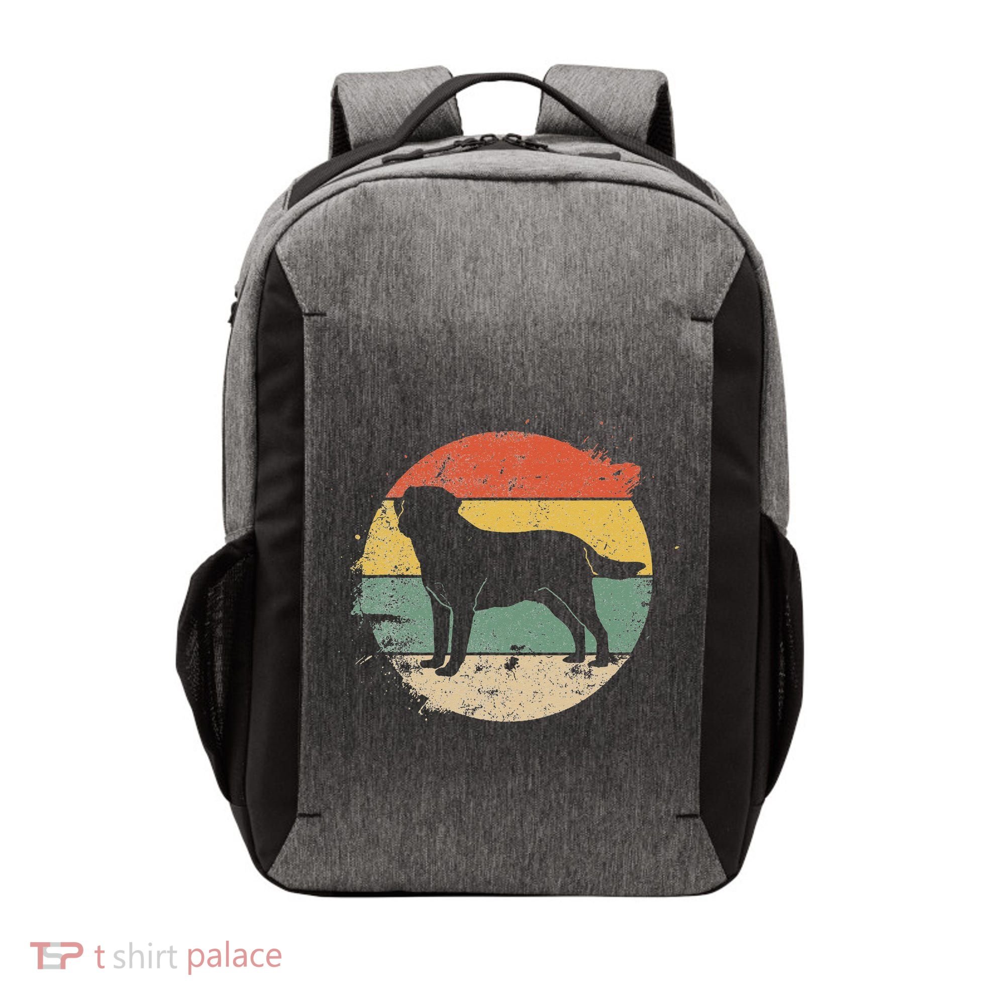 Labrador Lab Dog Yellow Black Labrador Retriever Vector Backpack