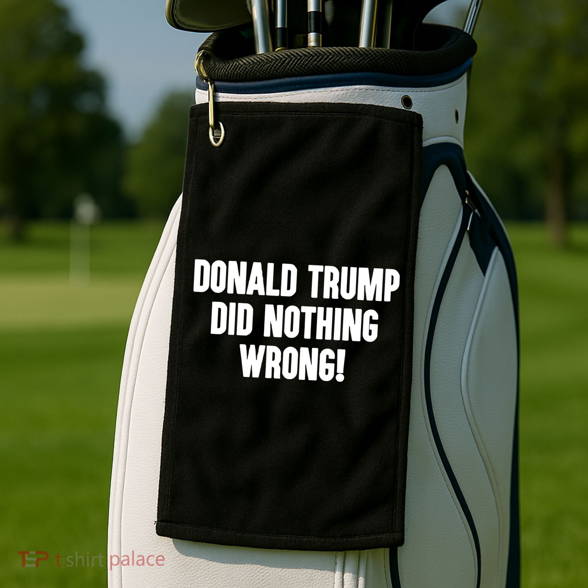 Laura Loomer Donald Trump Did Nothing Wrong Golf Towel