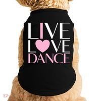 Live Love Dance I Love Dance Ballerina Ballet Gift Cool Gift Doggie Tank thumb 0