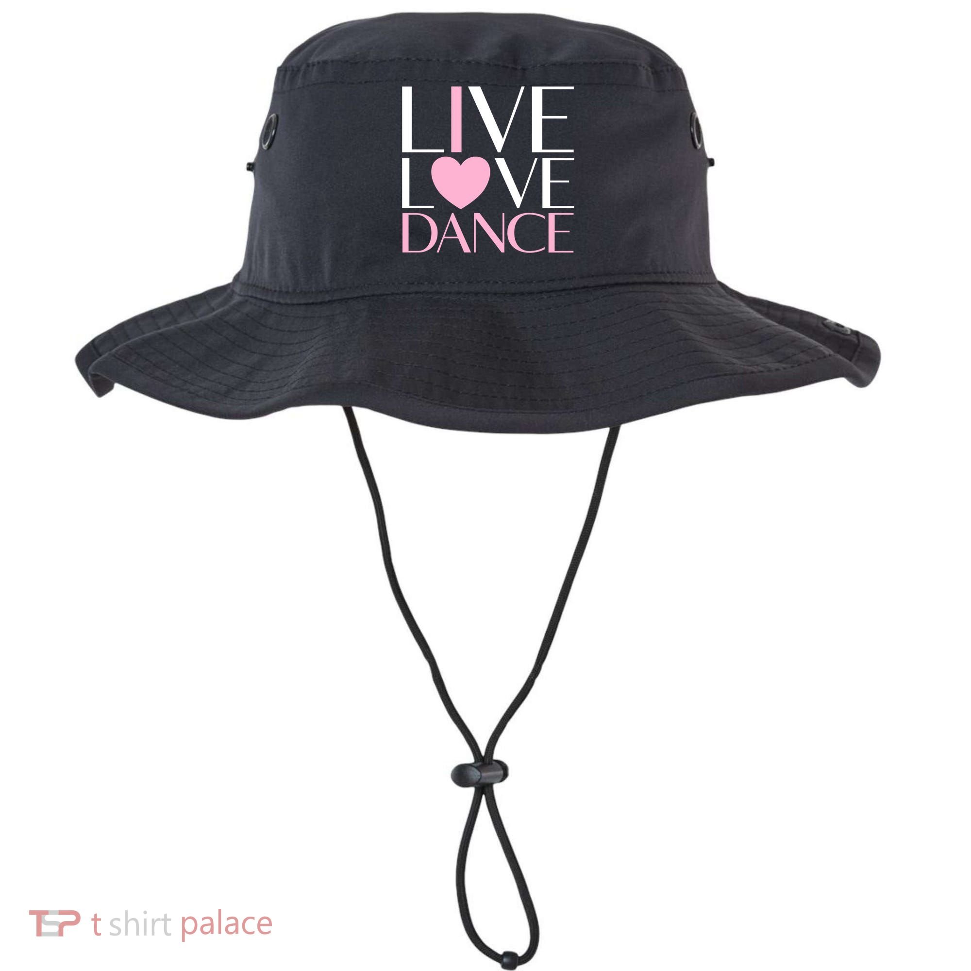 Live Love Dance I Love Dance Ballerina Ballet Gift Cool Gift Bucket Hat