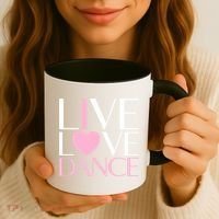 Live Love Dance I Love Dance Ballerina Ballet Gift Cool Gift Coffee Mug thumb 3