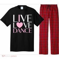 Live Love Dance I Love Dance Ballerina Ballet Gift Cool Gift Pajama Set thumb 0