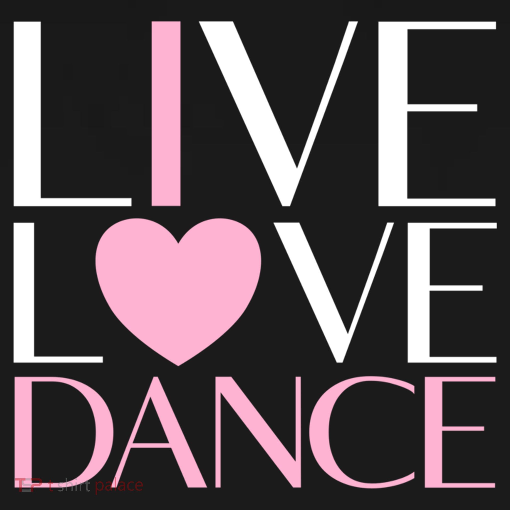 Live Love Dance I Love Dance Ballerina Ballet Gift Cool Gift Women's Hoodie