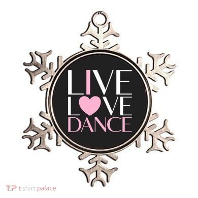 Live Love Dance I Love Dance Ballerina Ballet Gift Cool Gift Ornament