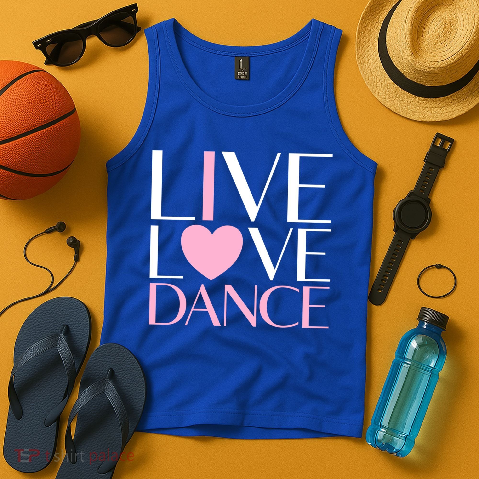 Live Love Dance I Love Dance Ballerina Ballet Gift Cool Gift Tank Top