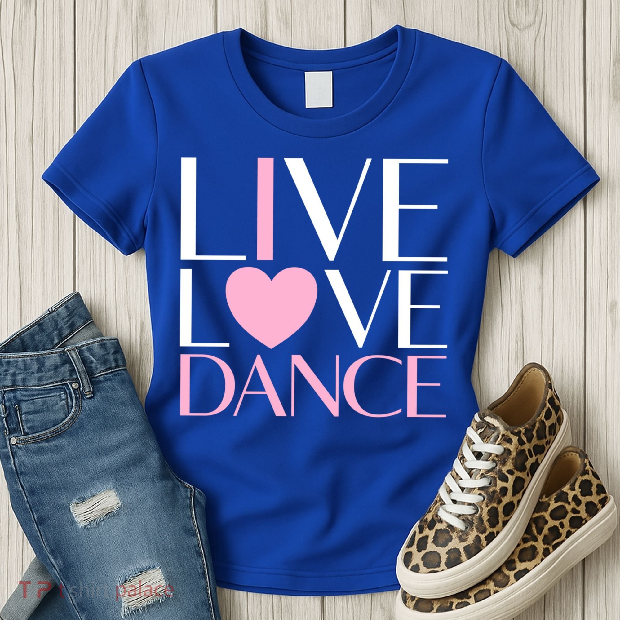 Live Love Dance I Love Dance Ballerina Ballet Gift Cool Gift Women's T-Shirt