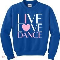 Live Love Dance I Love Dance Ballerina Ballet Gift Cool Gift Kids Sweatshirt thumb 0