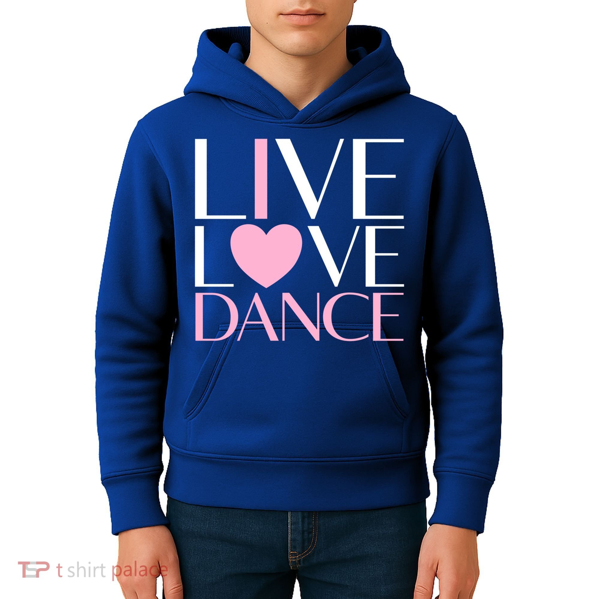 Live Love Dance I Love Dance Ballerina Ballet Gift Cool Gift Kids Hoodie