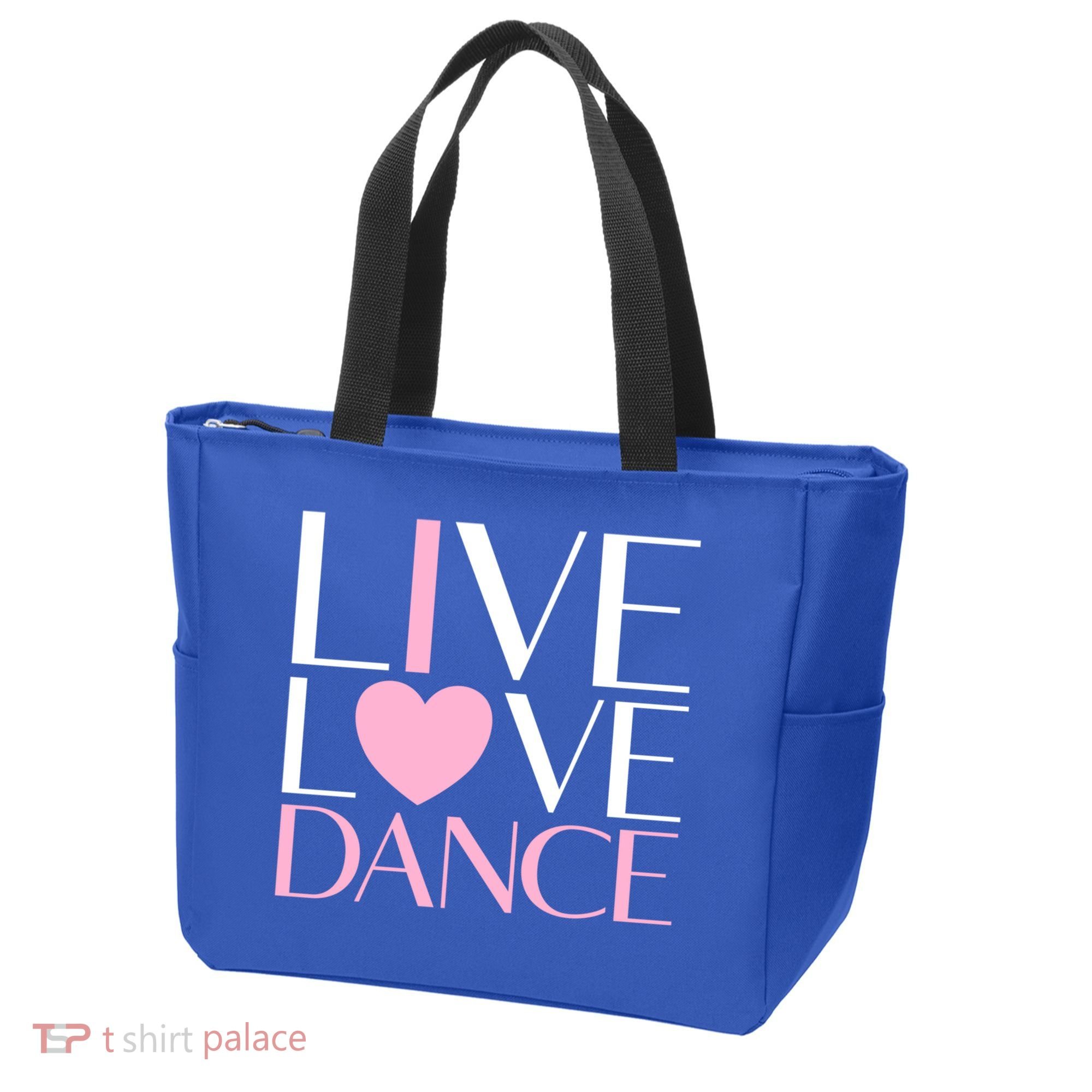 Live Love Dance I Love Dance Ballerina Ballet Gift Cool Gift Tote Bag