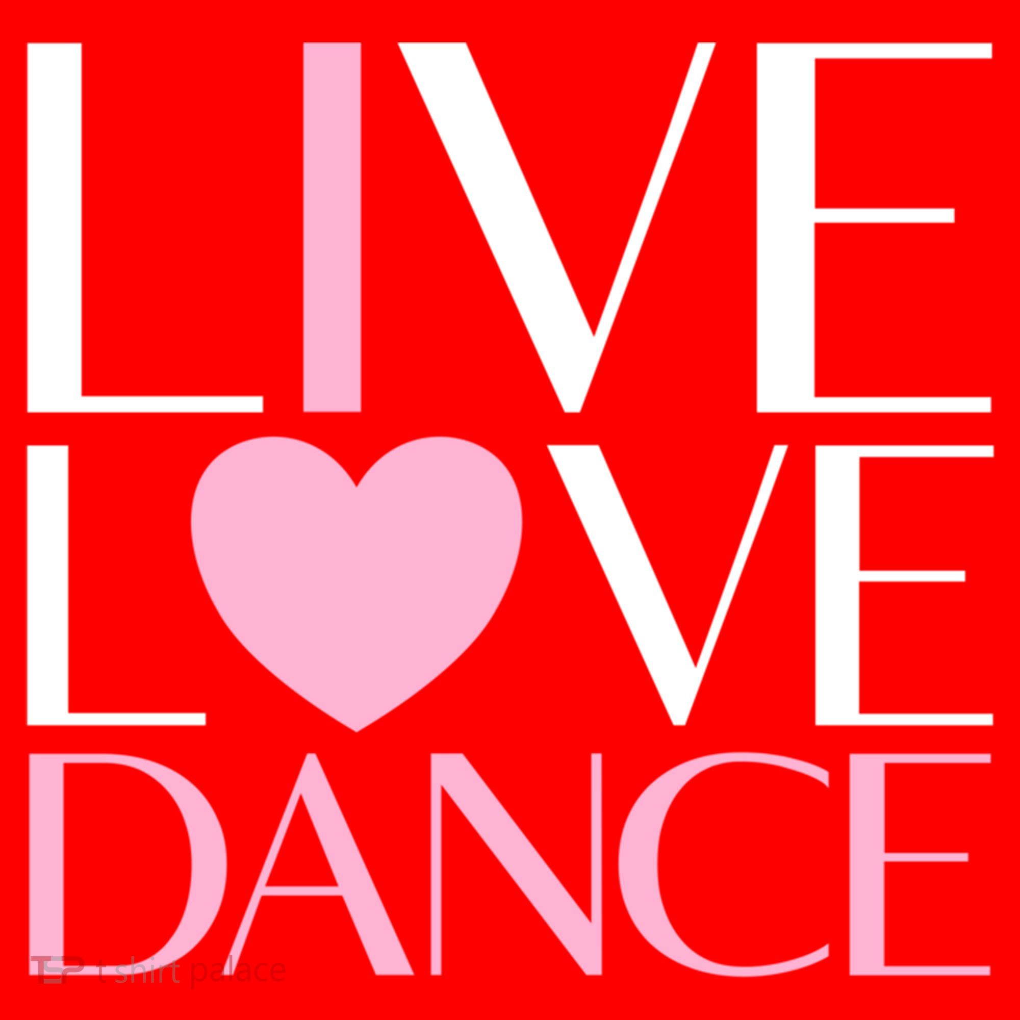Live Love Dance I Love Dance Ballerina Ballet Gift Cool Gift Santa Hat