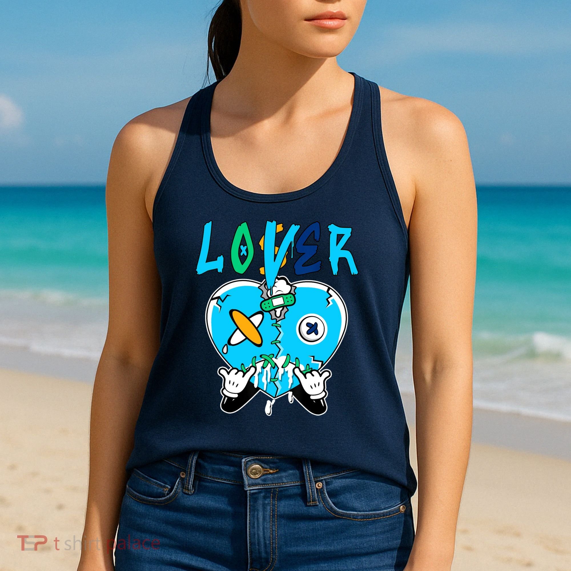 Loser Lover Drip Dunk Low GS Kyrie Tee Low GS Electric Algae Women's Tank Top