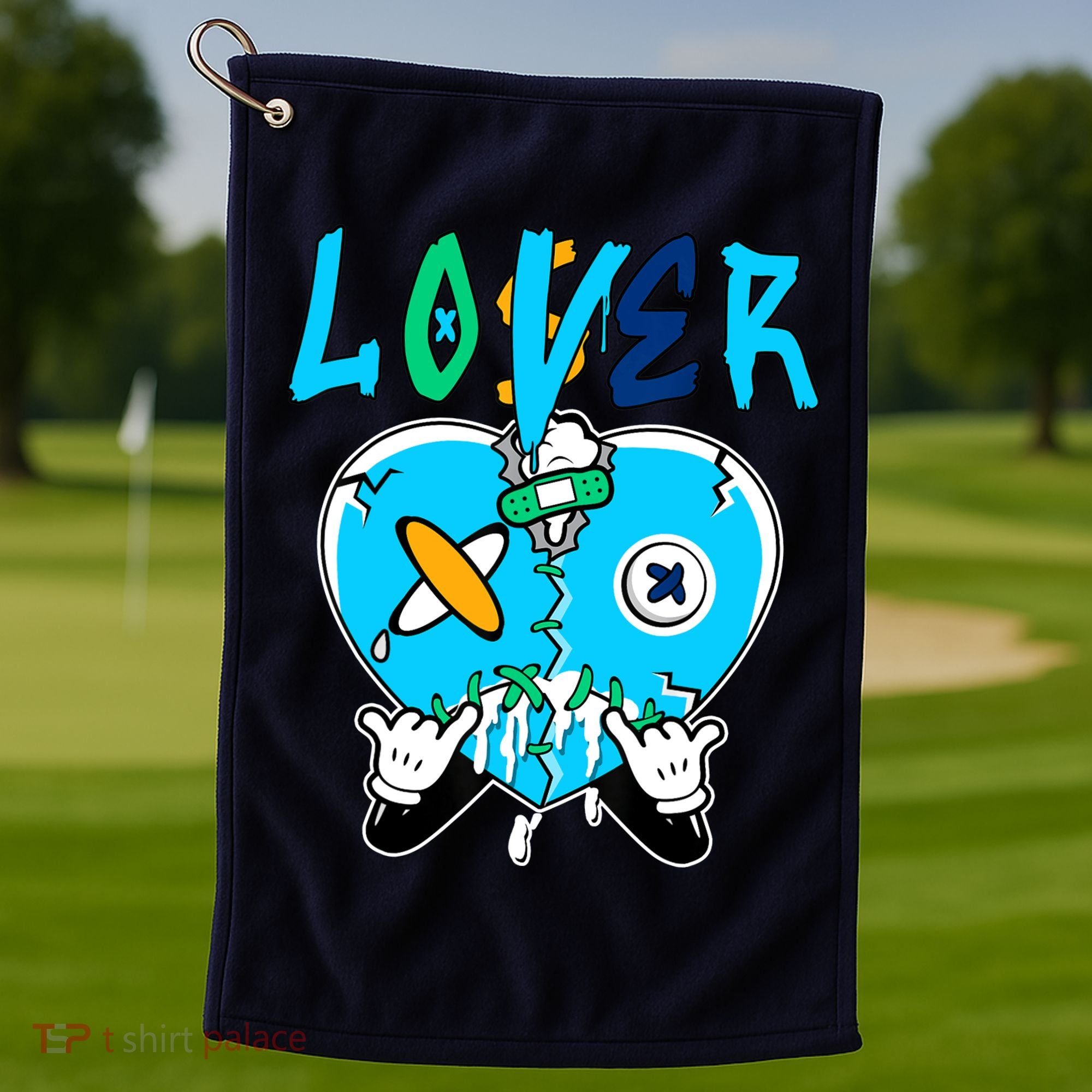 Loser Lover Drip Dunk Low GS Kyrie Tee Low GS Electric Algae Golf Towel