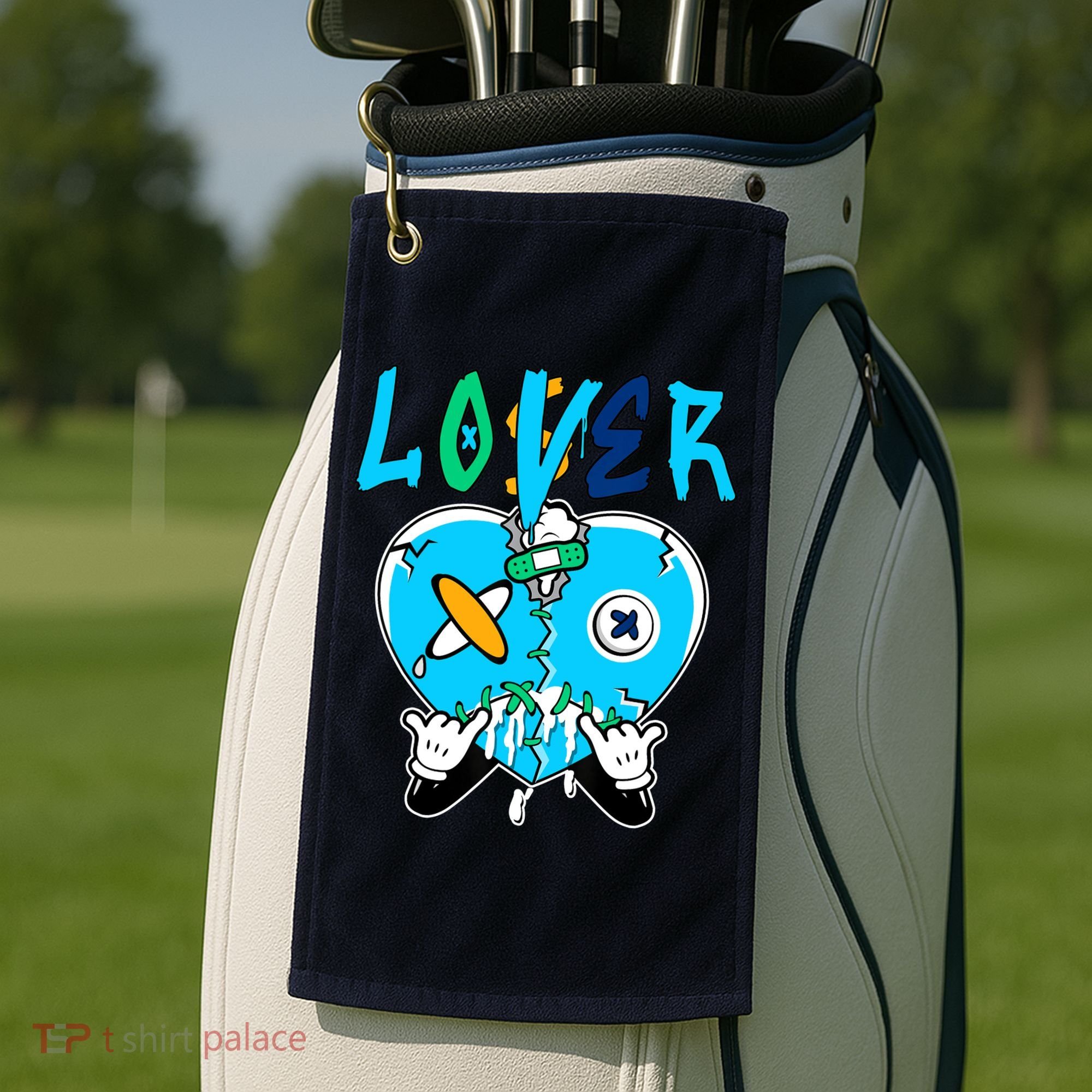 Loser Lover Drip Dunk Low GS Kyrie Tee Low GS Electric Algae Golf Towel
