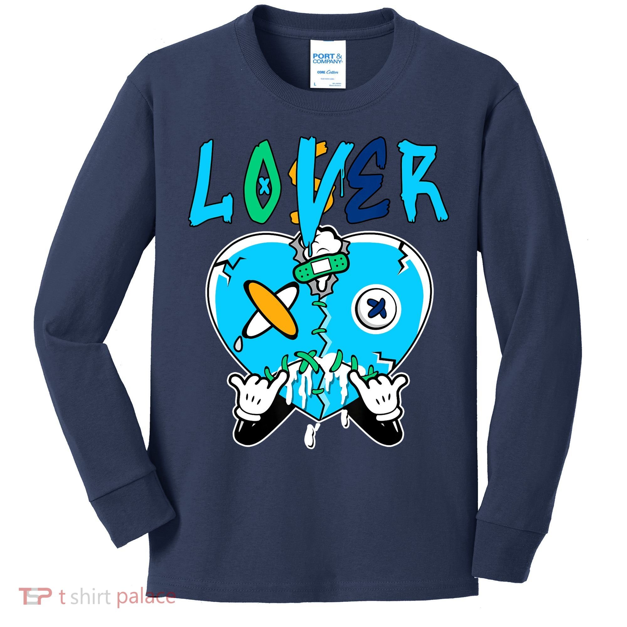 Loser Lover Drip Dunk Low GS Kyrie Tee Low GS Electric Algae Kids Long Sleeve Shirt
