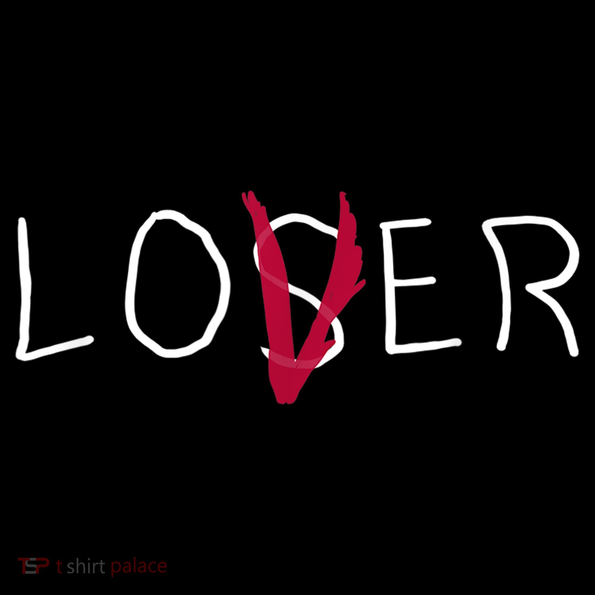 Loser Lover Dark Shirt Apron