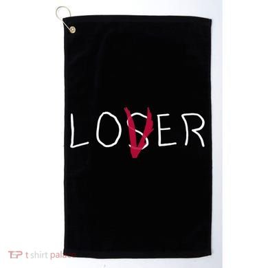 Loser Lover Dark Shirt Golf Towel