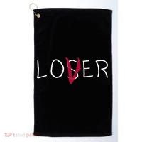 Loser Lover Dark Shirt Golf Towel thumb 0