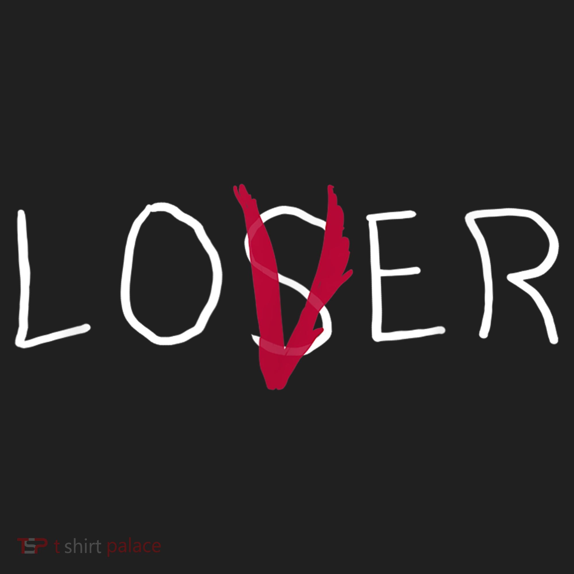 Loser Lover Dark Shirt Golf Towel