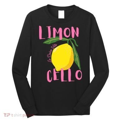 Limoncello La Dolce Vita Italian Lemon  Long Sleeve Shirt
