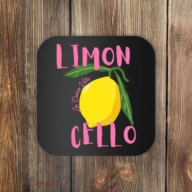 Limoncello La Dolce Vita Italian Lemon  Coaster