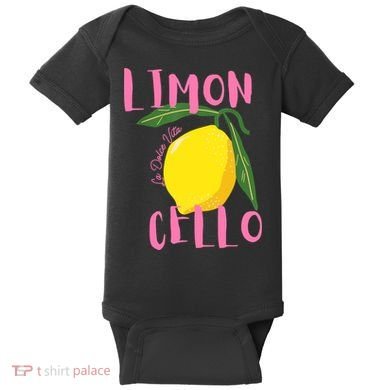 Limoncello La Dolce Vita Italian Lemon  Baby Bodysuit