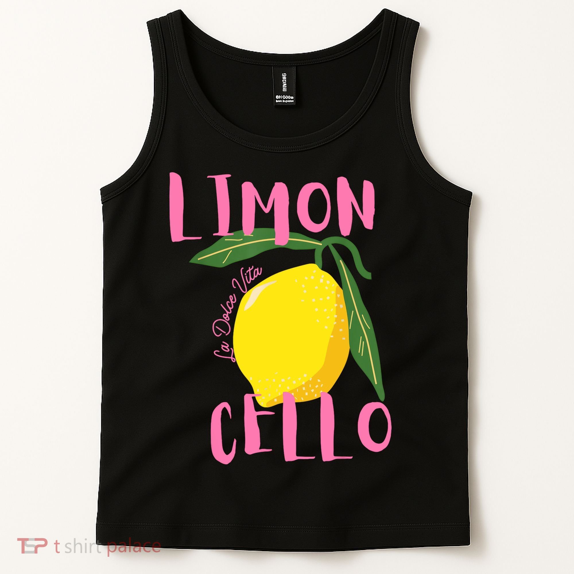 Limoncello La Dolce Vita Italian Lemon  Tank Top