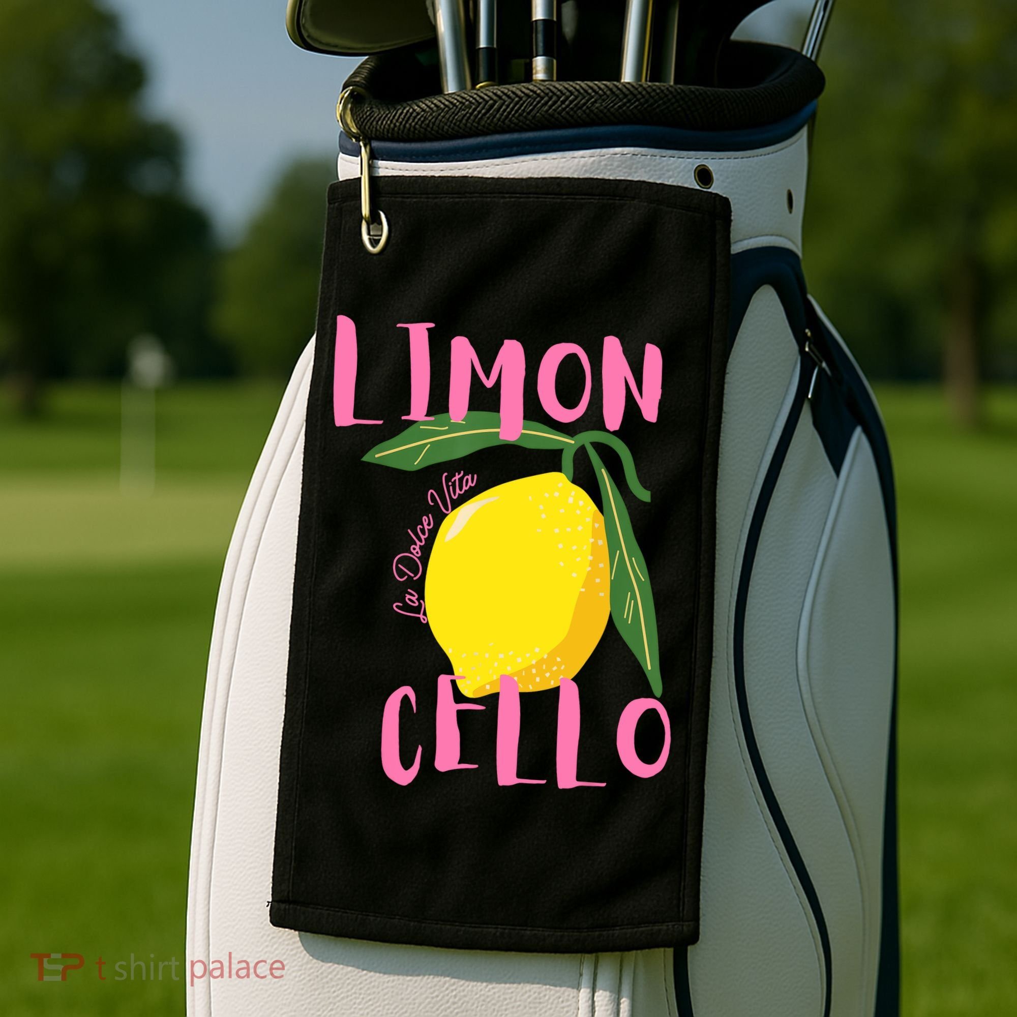 Limoncello La Dolce Vita Italian Lemon  Golf Towel